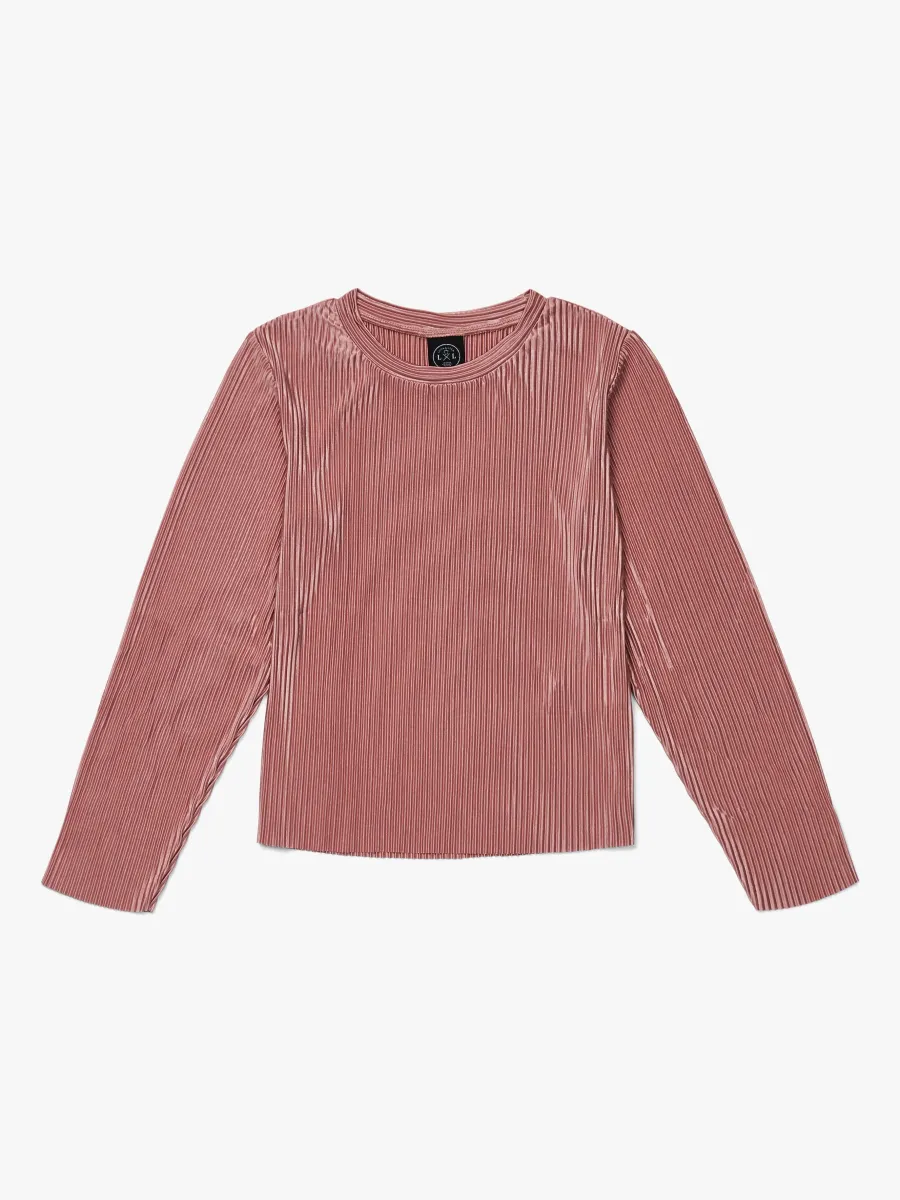 Luca &  Lola Elettra Långärmad Topp, Pink 134-140