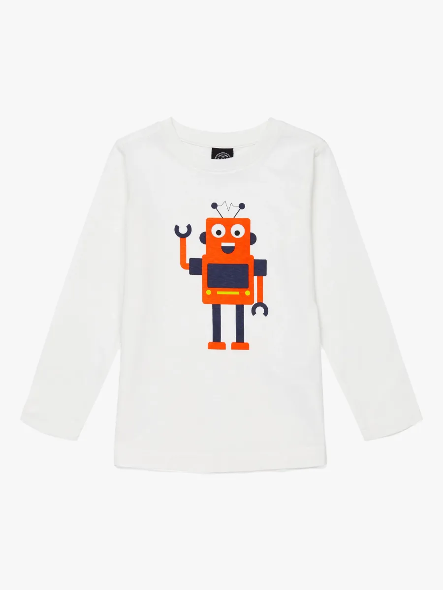 Luca &  Lola Gabriel Långärmad T-Shirt, White 68