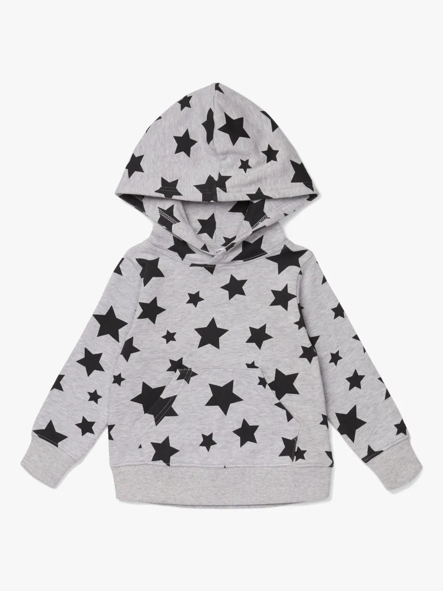 Luca &  Lola Igor Hoodie, Grey Melange/Stars 110-116