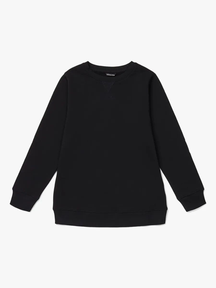 Luca &  Lola Leone Tröja, Black 134-140