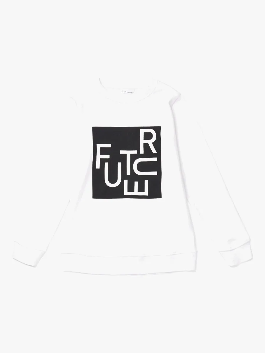 Luca &  Lola Leone Tröja, White 134-140