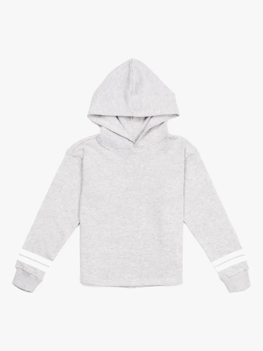 Luca &  Lola Nella Hoodie, Grey Melange/Stripes 134-140