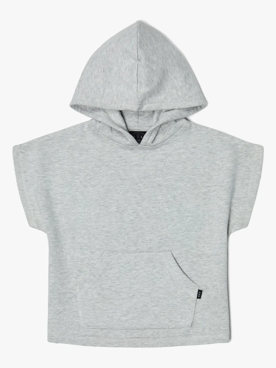 Luca &  Lola Rocolo Hoodie, Grey Melange 80