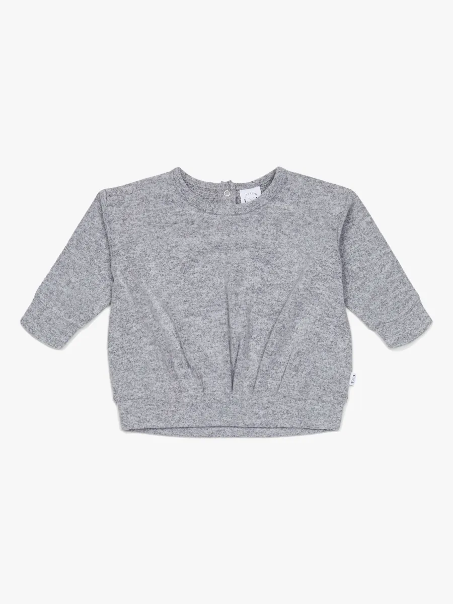 Luca &  Lola Rosella Tröja Baby, Grey Melange 86