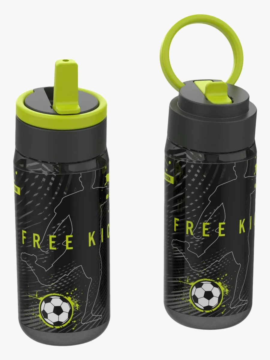 LunchBuddies Football Vattenflaska 500 ml, Black