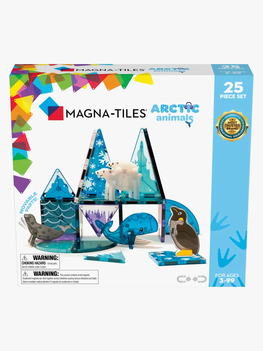 MAGNA-TILES Arctic Animals Byggsats 25 Delar