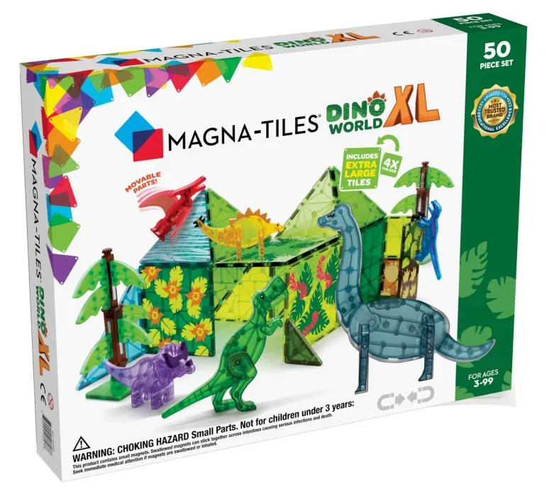 Magna-Tiles Dino World XL 50-delar