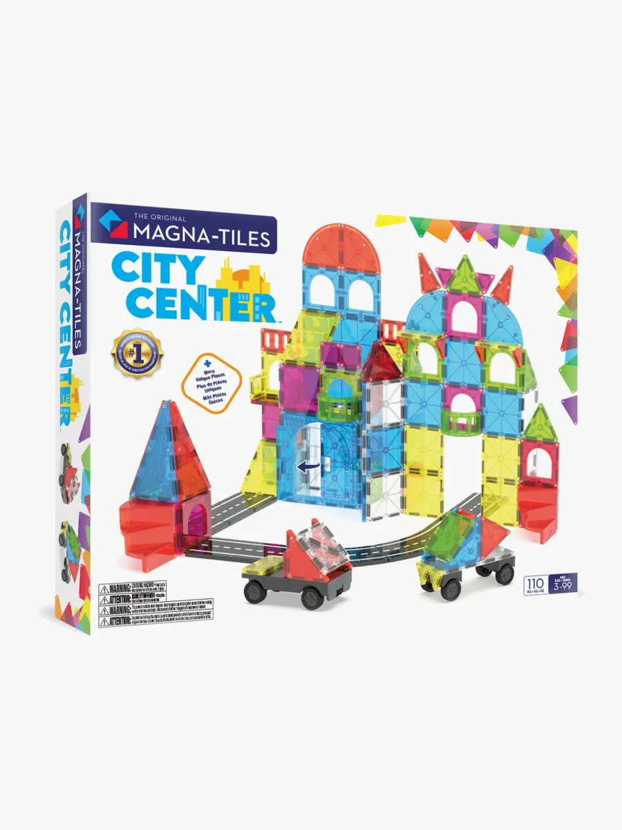 MAGNA-TILES Stadskärna Byggsats 110 Delar