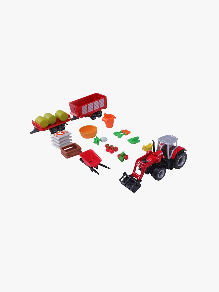 Maisto Mini Working Machines Gårdsset Massey Ferguson