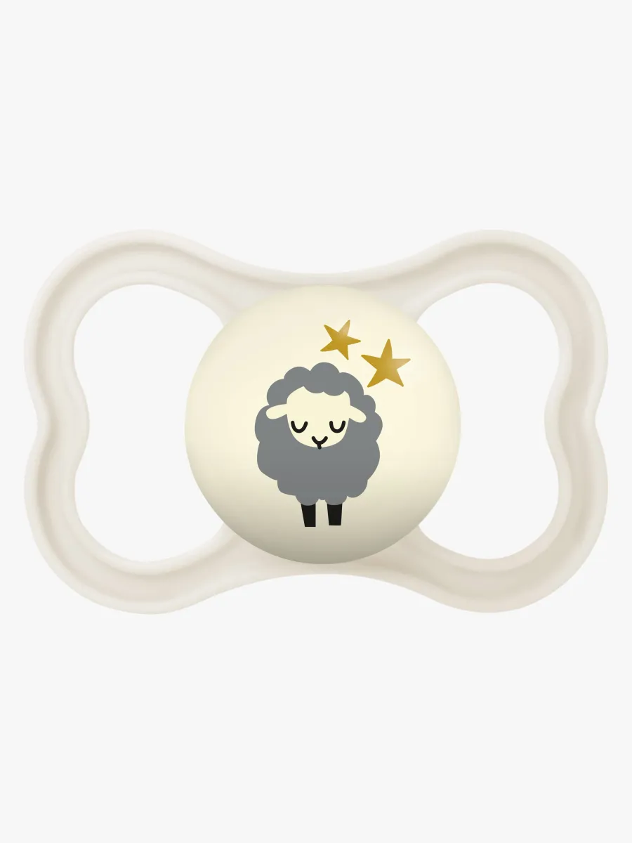 MAM Supreme Night Napp Silikon 6-16m, Neutral
