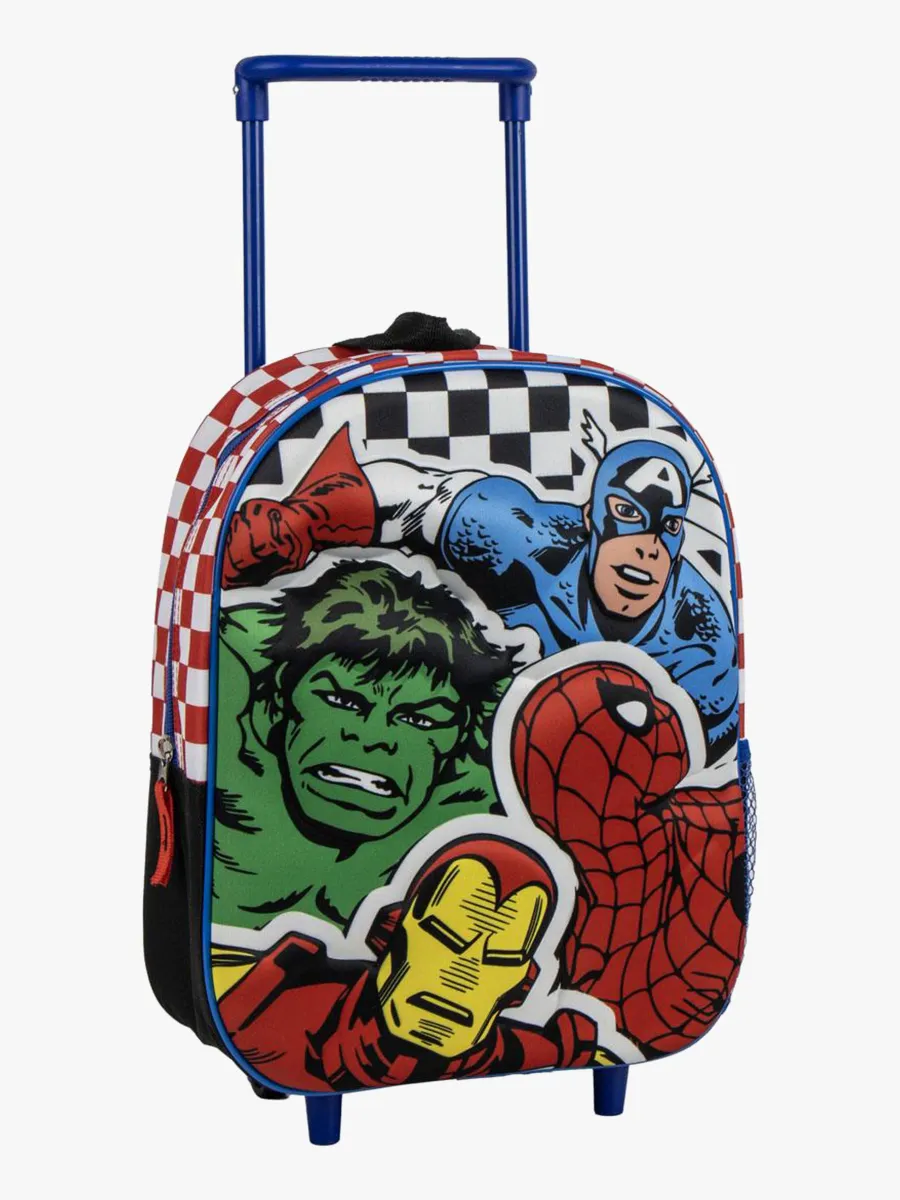 Marvel Avengers 3D Trolley Resväska, Checkered