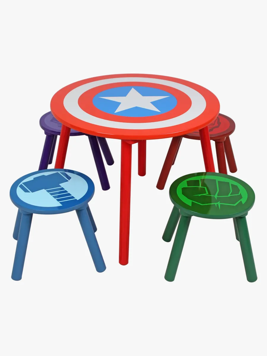 Marvel Avengers Bord och Stolar, Flerfärgad