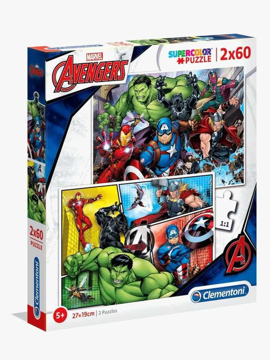 Marvel Avengers Pussel 2x60 Bitar