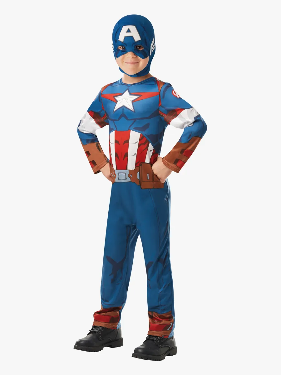 Marvel Avengers Utklädnad Captain America, 5-6 år