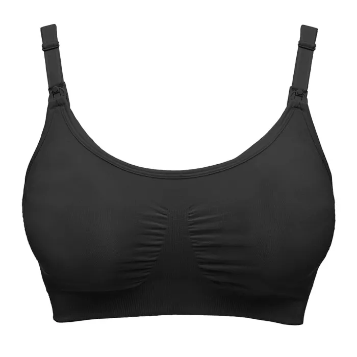 Medela 3-i-1 amnings- och pumpnings-BH, Svart, L