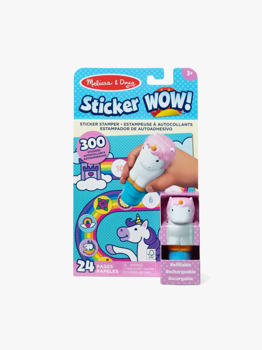 Melissa &  Doug Sticker WOW! Aktivitetsbok Enhörning