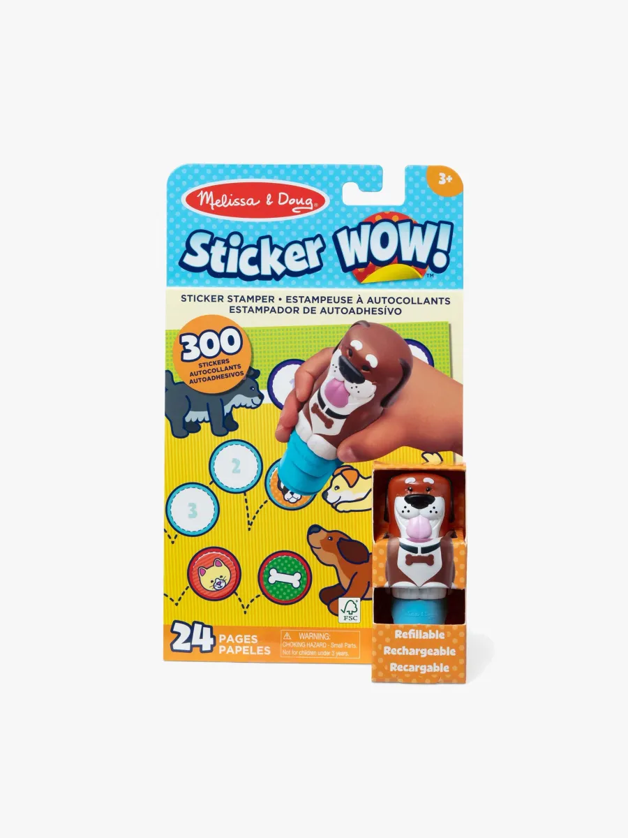 Melissa &  Doug Sticker WOW! Aktivitetsbok Hund