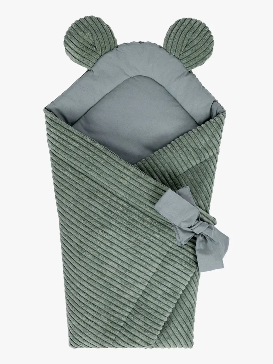 MeowBaby Aesthetic Swaddler, Olive Green