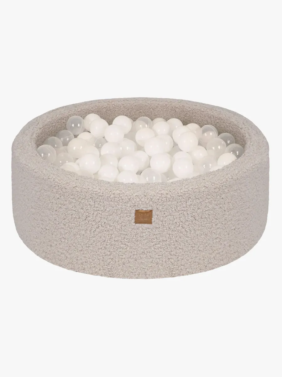 MeowBaby Bearly  Runt Bollhav, Light Grey