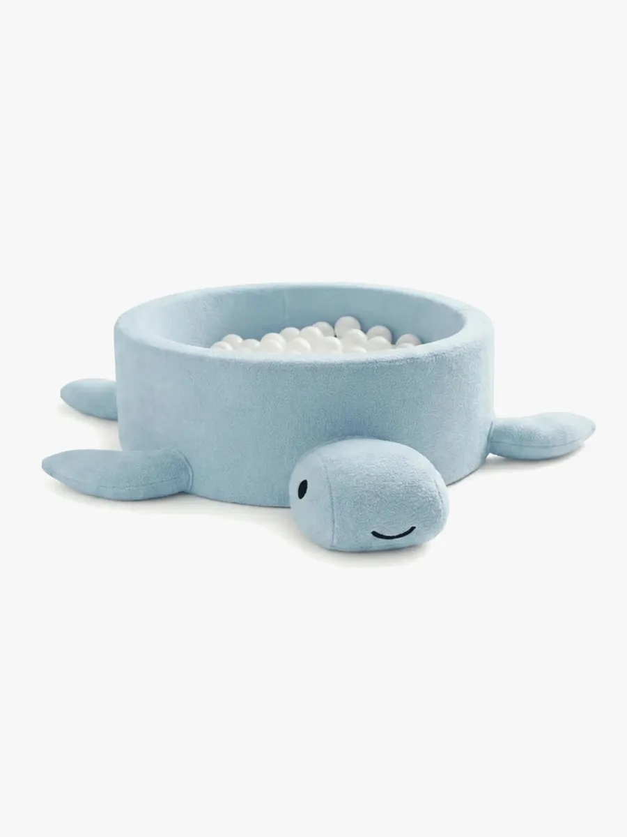 MeowBaby Boucle Turtle Bollhav, Dusty Ice Blue