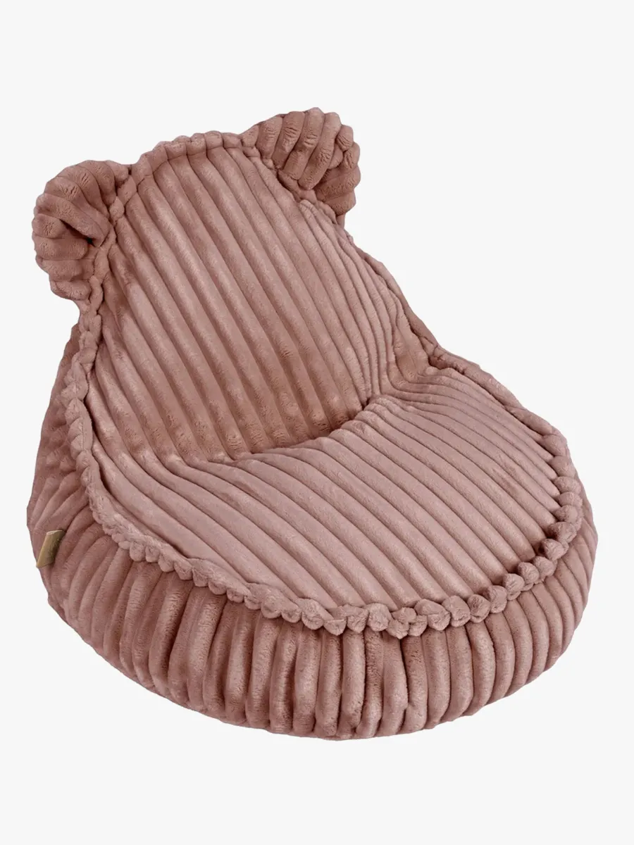 Meowbaby Churros Saccosäck Teddy, Ruby Chocolate Pink