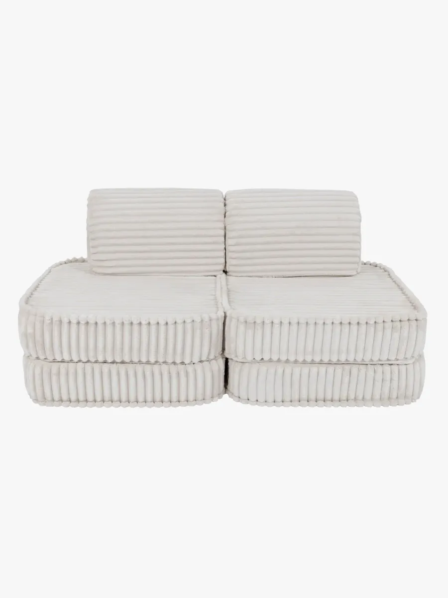 MeowBaby Churros Soffa Basic, Cotton Candy White