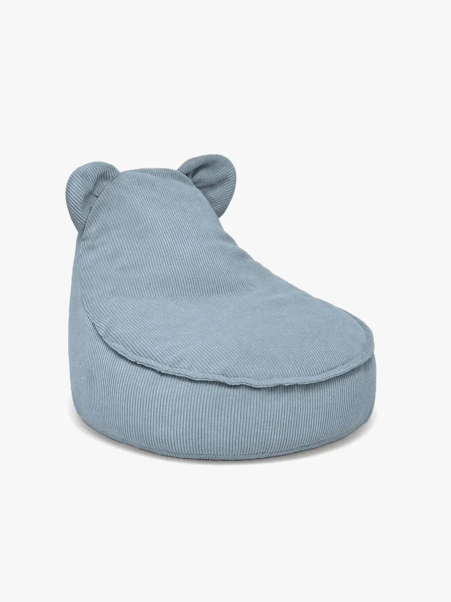 Meowbaby Slimcord Saccosäck Teddy, Turquoise