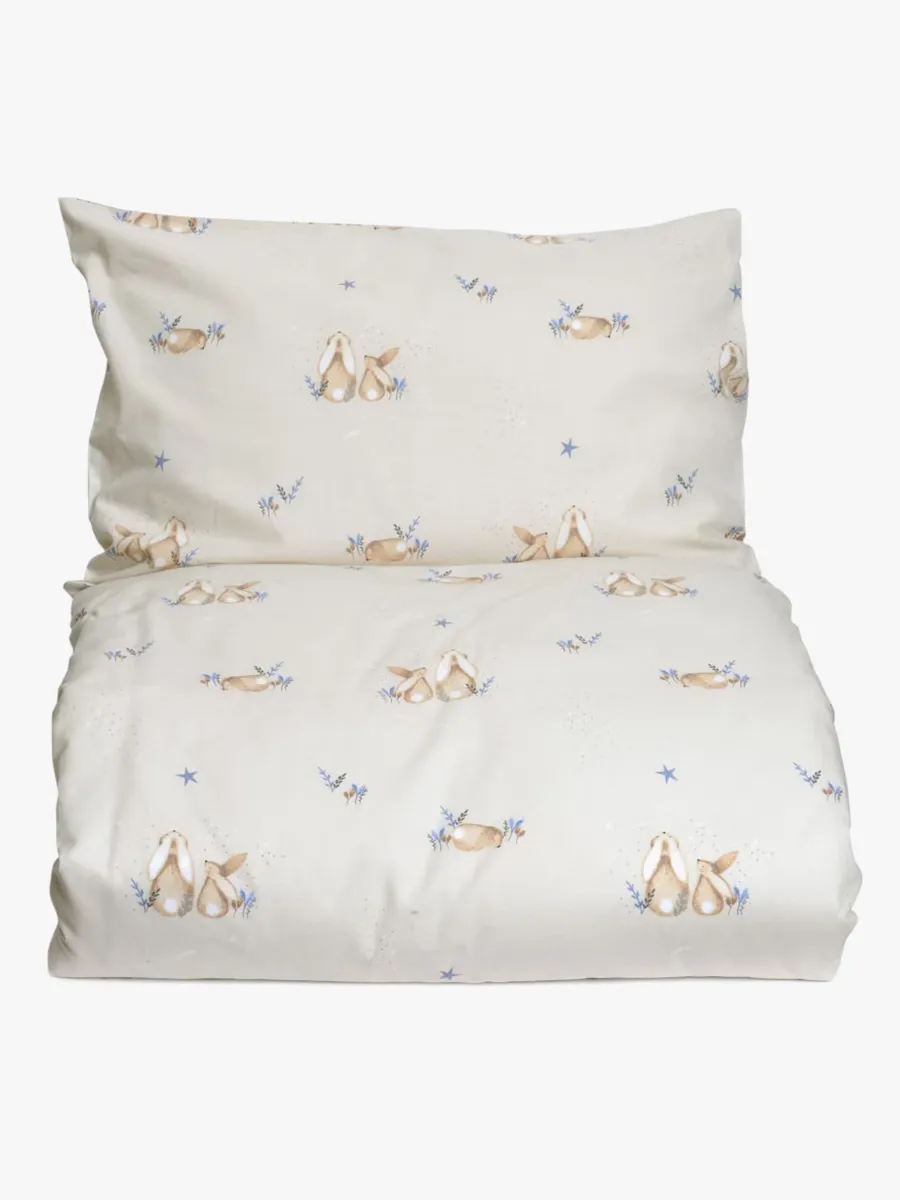 MiniDreams Bäddset Spjälsäng 100x130 Bunny, Sand