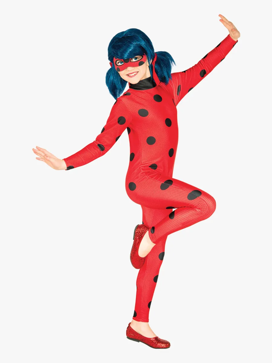 Miraculous Ladybug Utklädnad med Mask, 3-4 år