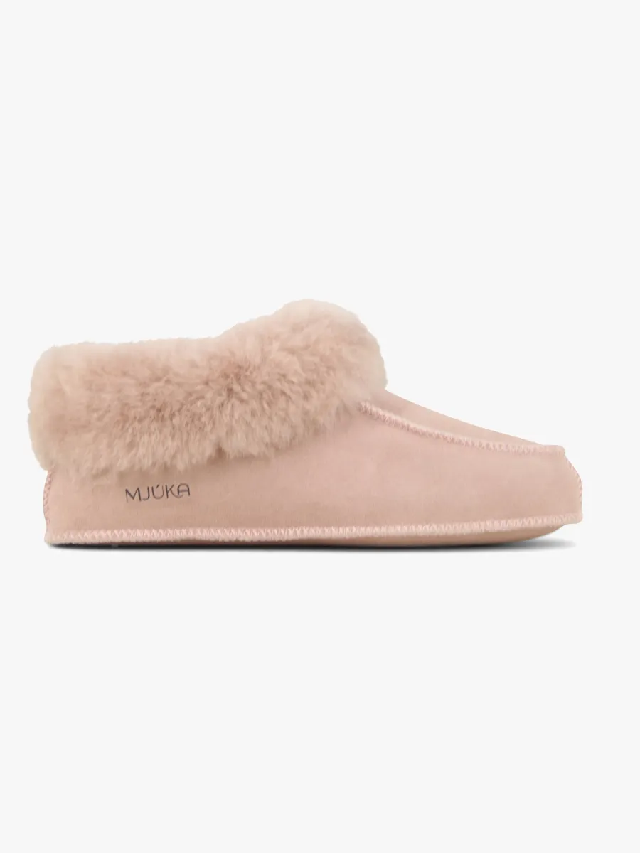 Mjúka Geir Fårskinnstofflor, Rosa, 33