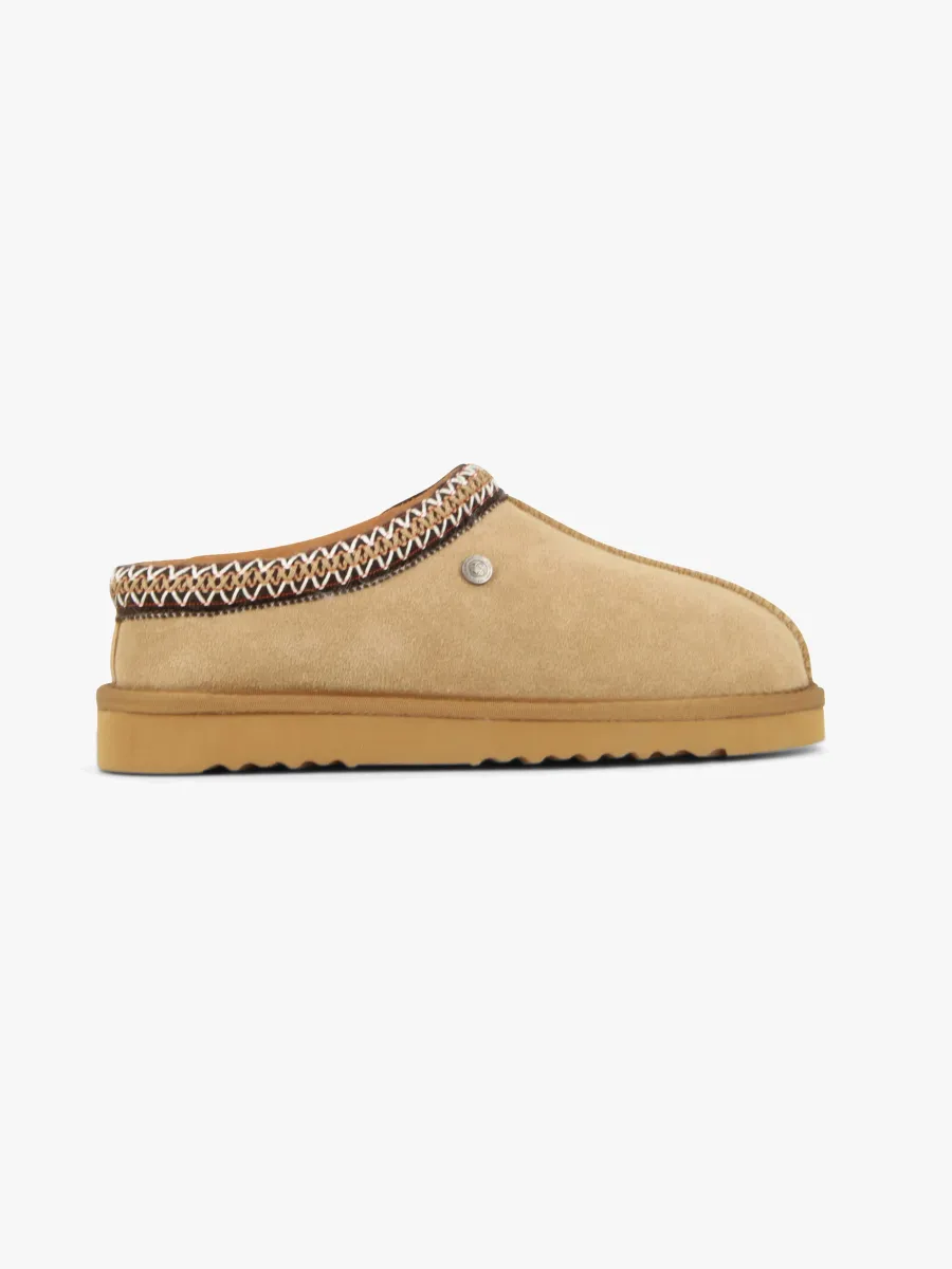 Mjúka Yrsa  Varmfodrade Slip-in Tofflor, Chestnut, 30
