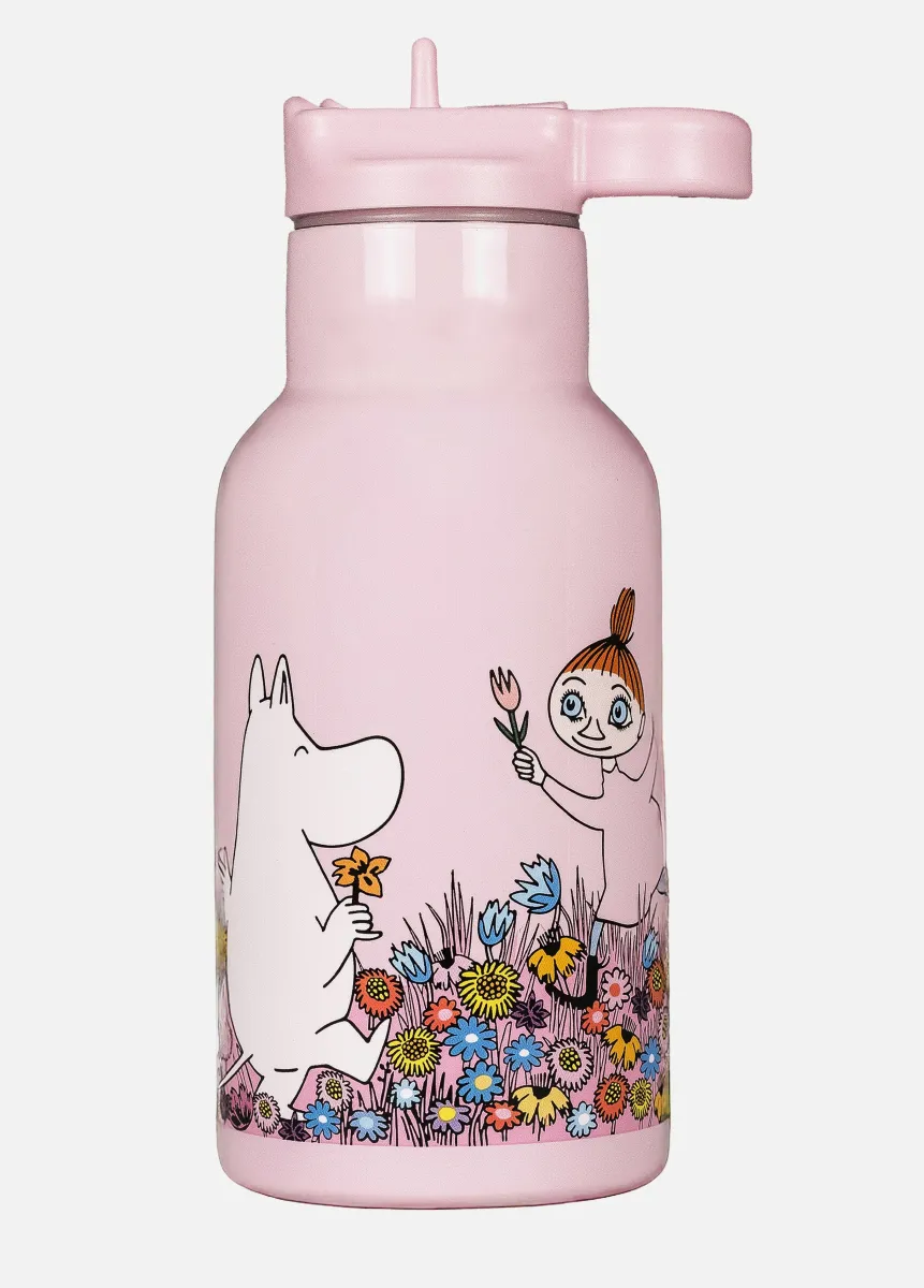 Mumin Äng Vattenflaska, Rosa