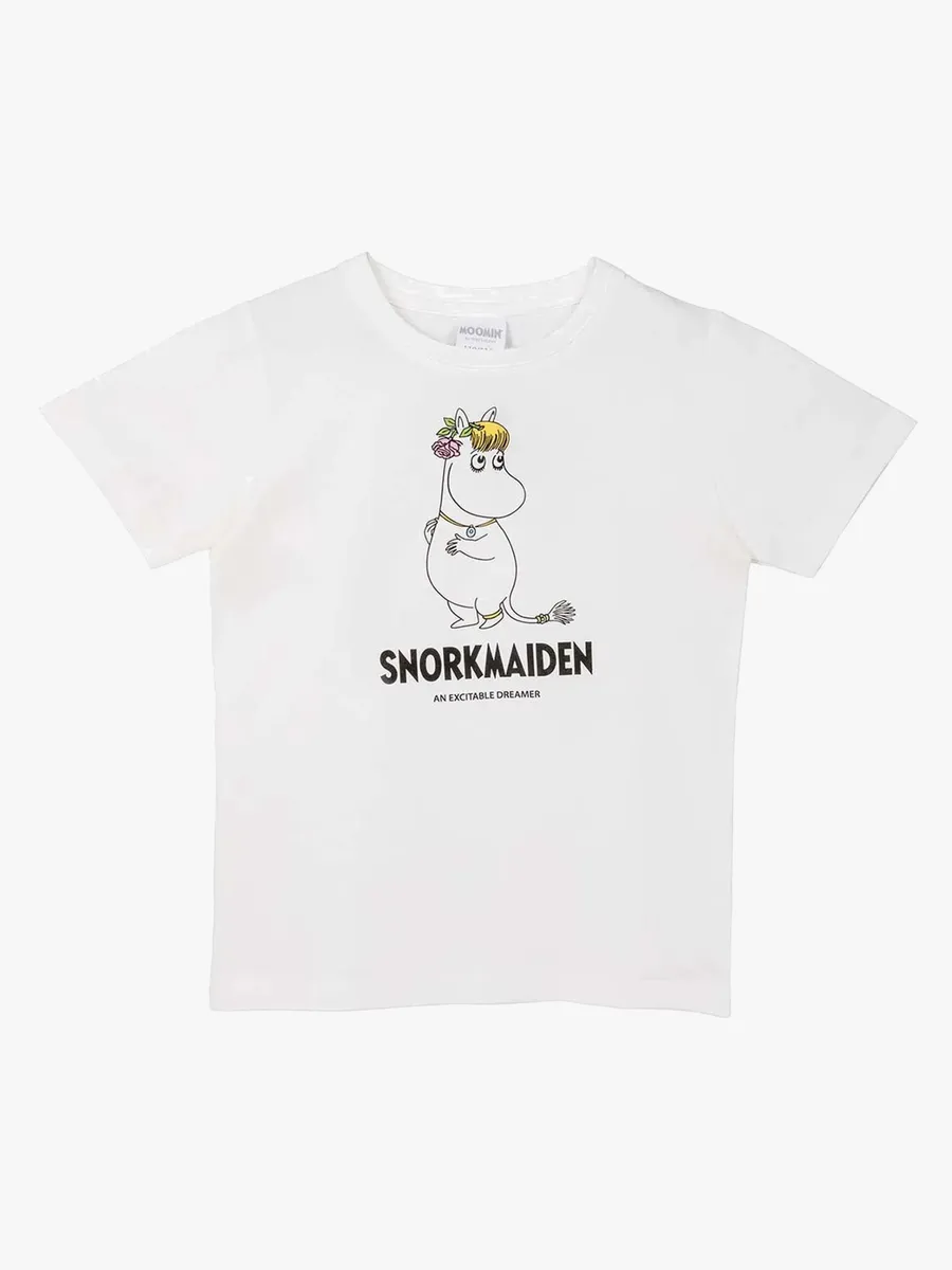 Mumin Karaktär Snorkfröken T-shirt, Vit, 146-152
