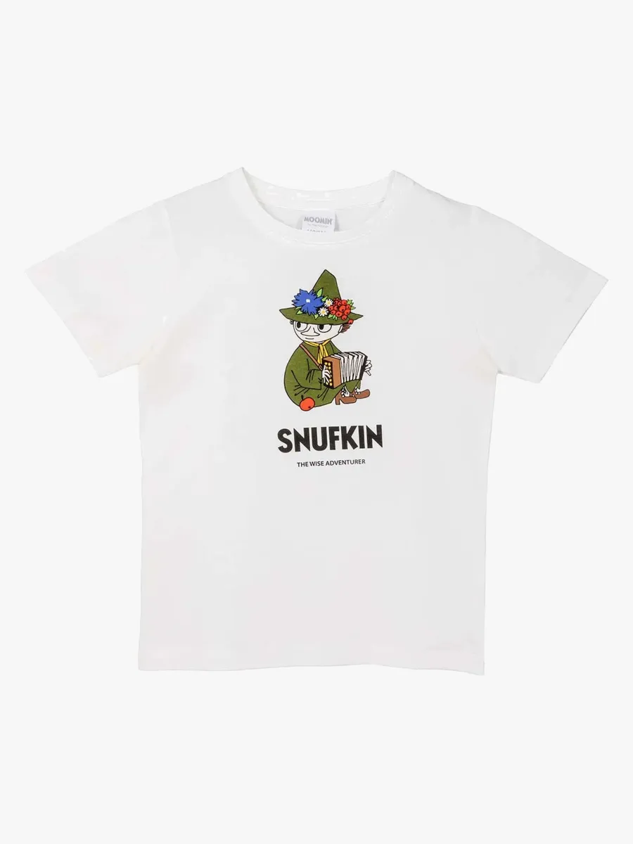 Mumin Karaktär Snusmumriken T-shirt, Vit, 122-128
