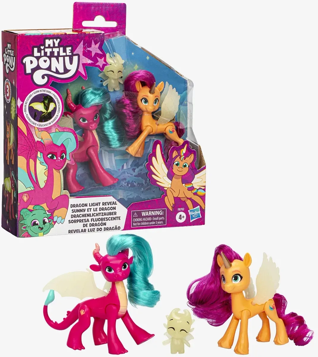 My Little Pony Dragon Light Reveal Figurset