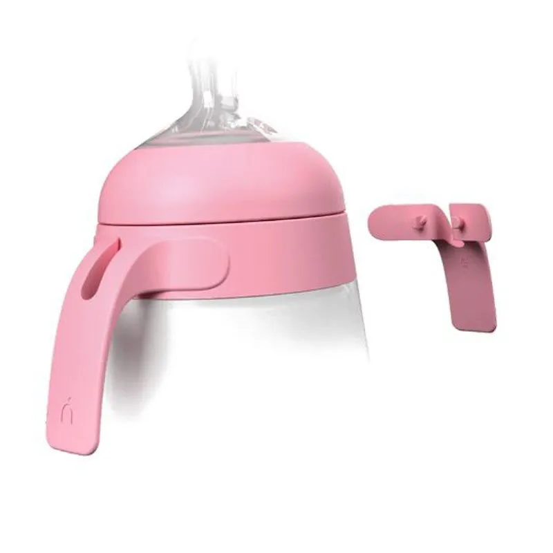 Nanobebe Handtag Flexy flaska 2-pack, rosa