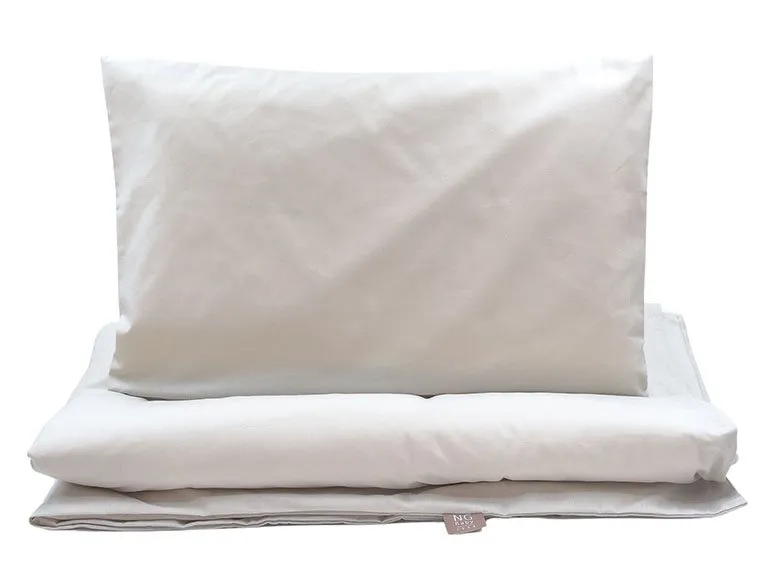 NG Baby påslakanset beige, spjälsäng