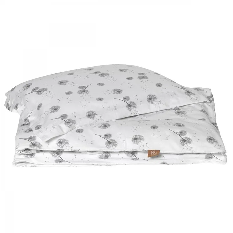 NG Baby påslakanset spjälsäng, dandelion grey