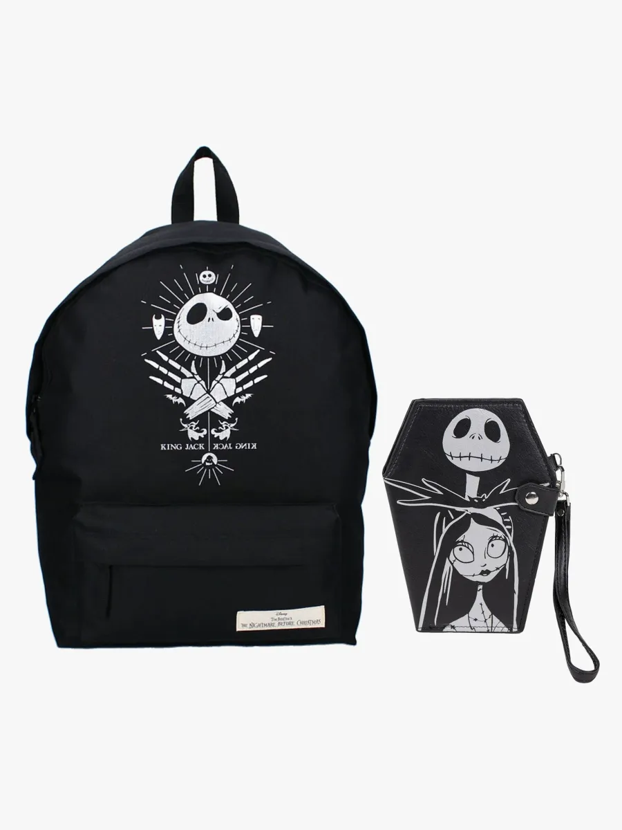 Nightmare Before Christmas Ryggsäck &  Pennfodral, King Jack