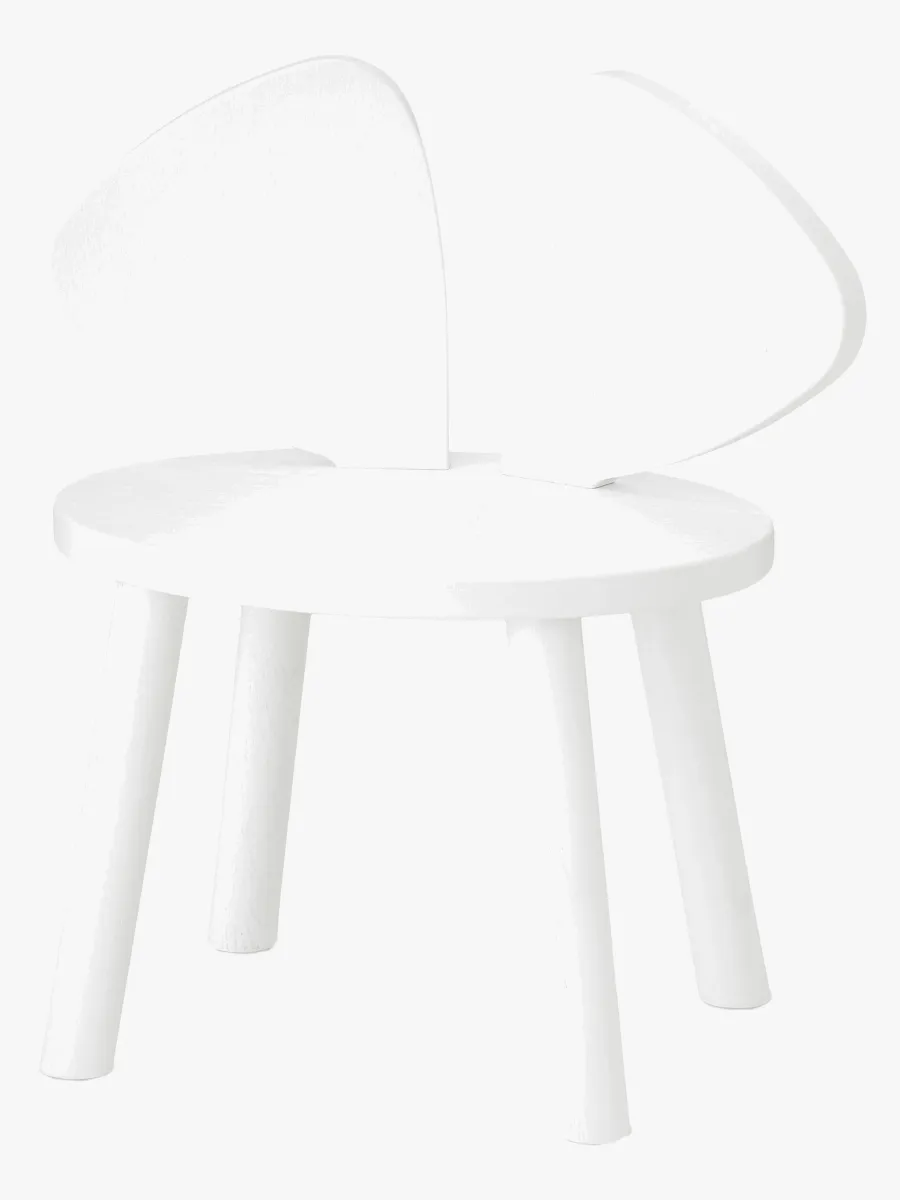 Nofred Mouse Barnstol, White