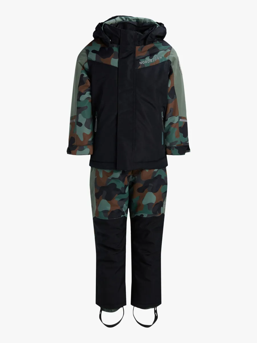 Nordbjørn Lech Skidställ, Anthracite/Camo Splash Classic, 110