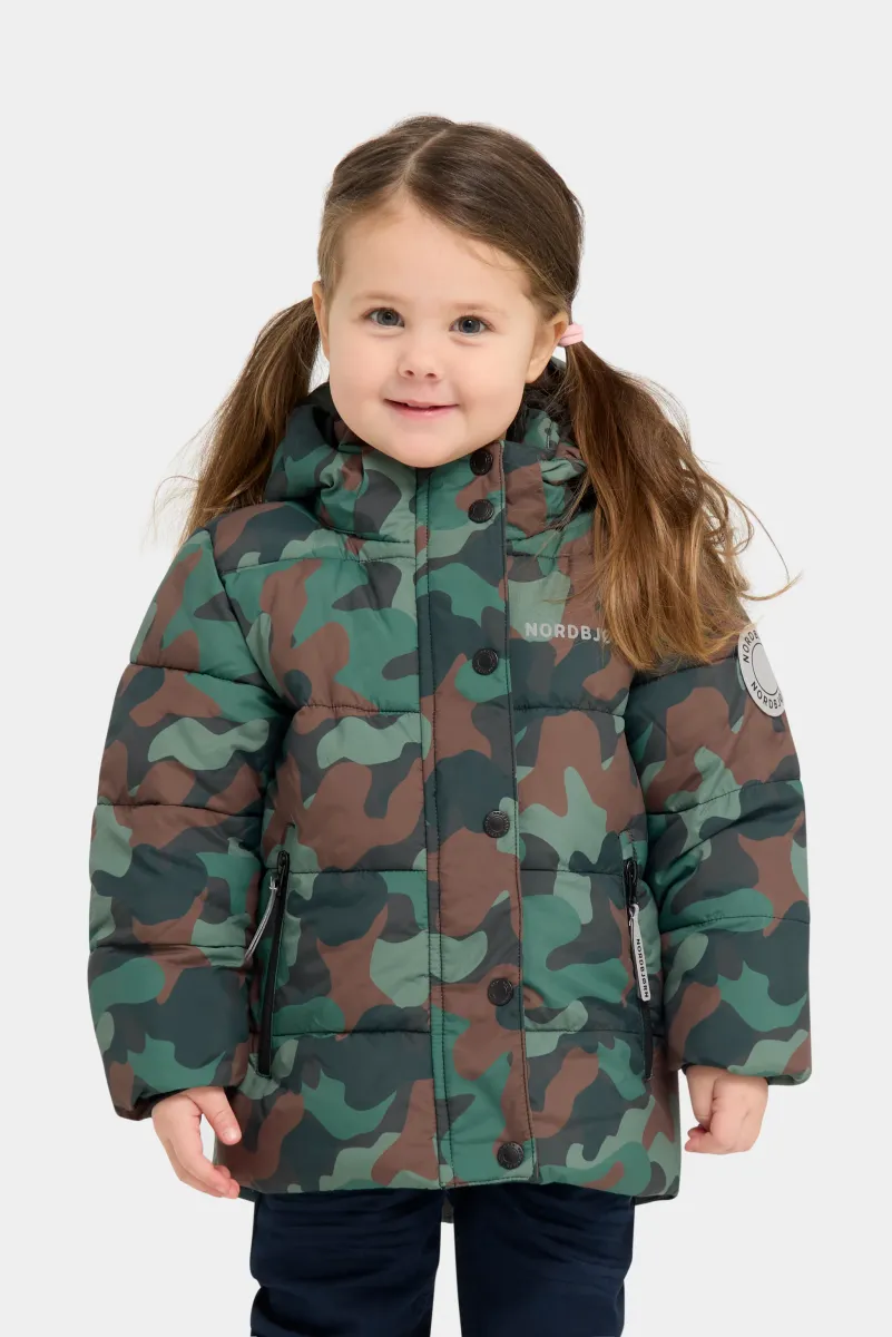 Nordbjørn Lojo Puffjacka, Camo Splash Classic, 98