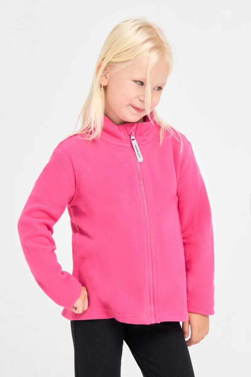 Nordbjørn Mölle Fleecejacka, Rosa, 110-116