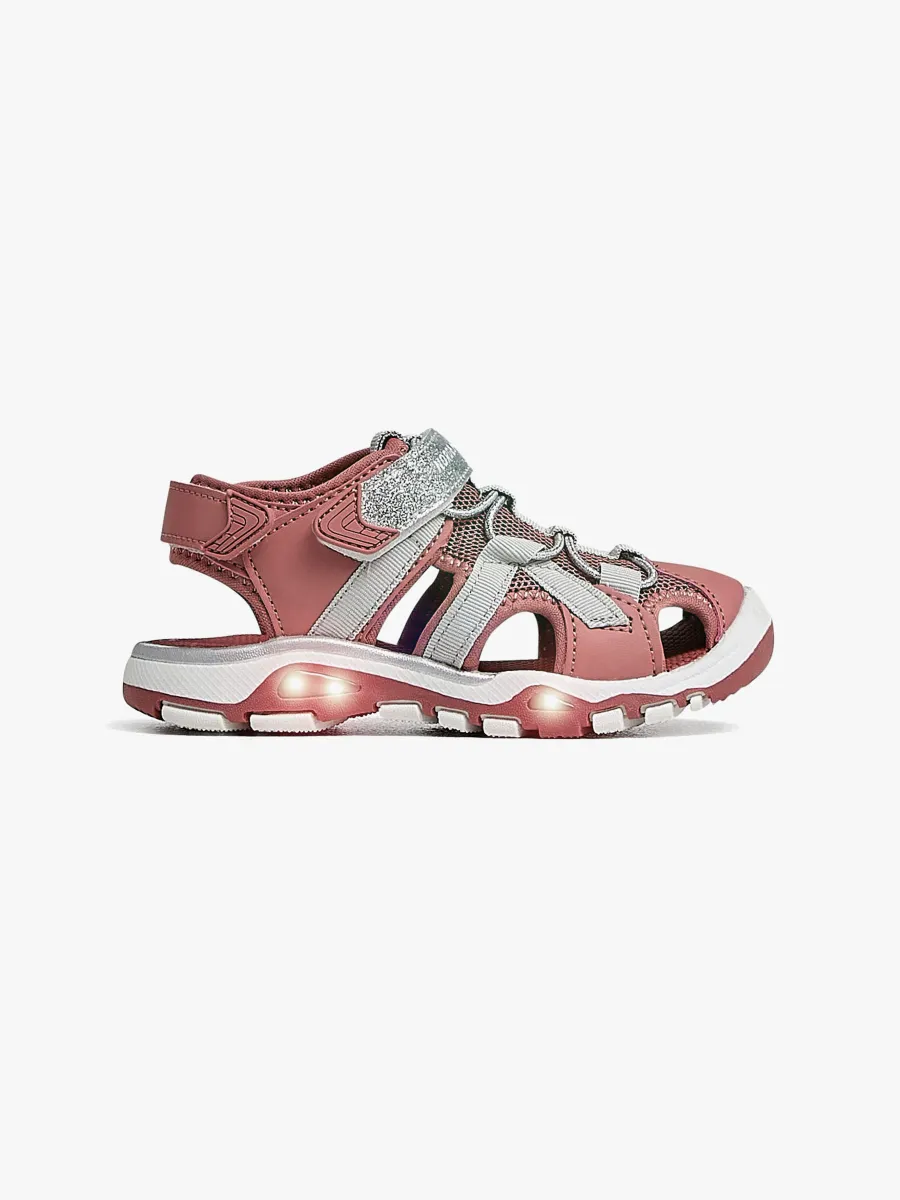 Nordbjørn Safari Blinkande Sandal, Mellow rose, 24