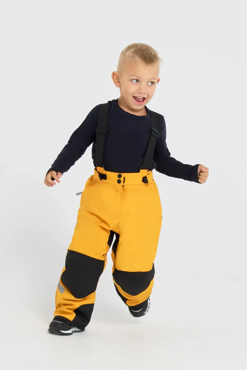 Nordbjørn Snowfall Skidbyxor, Sunflower/Solid Black, 110