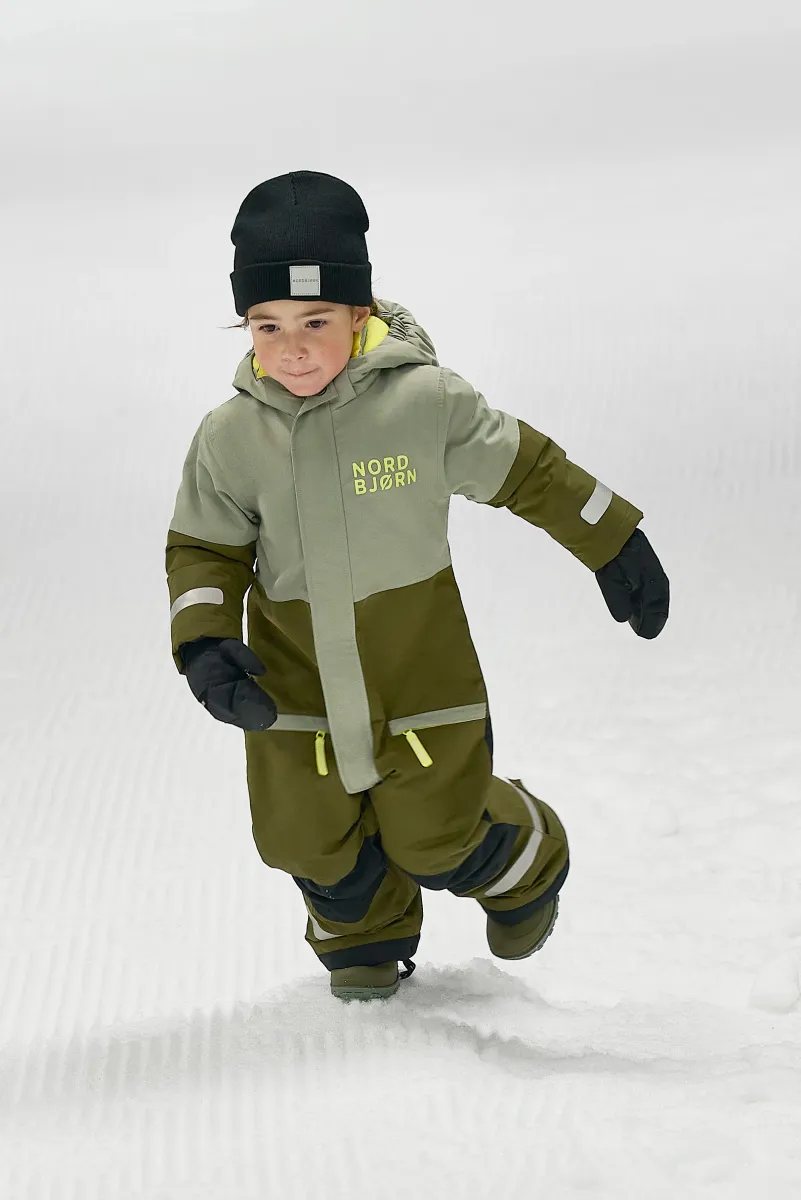 Nordbjörn Aspen Overall, Shadow/Dark Olive, 122-128