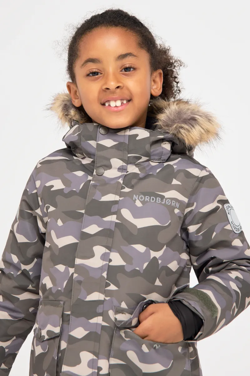 Nordbjörn Avalanche Vinterjacka, Hide and Seek Grey, 104