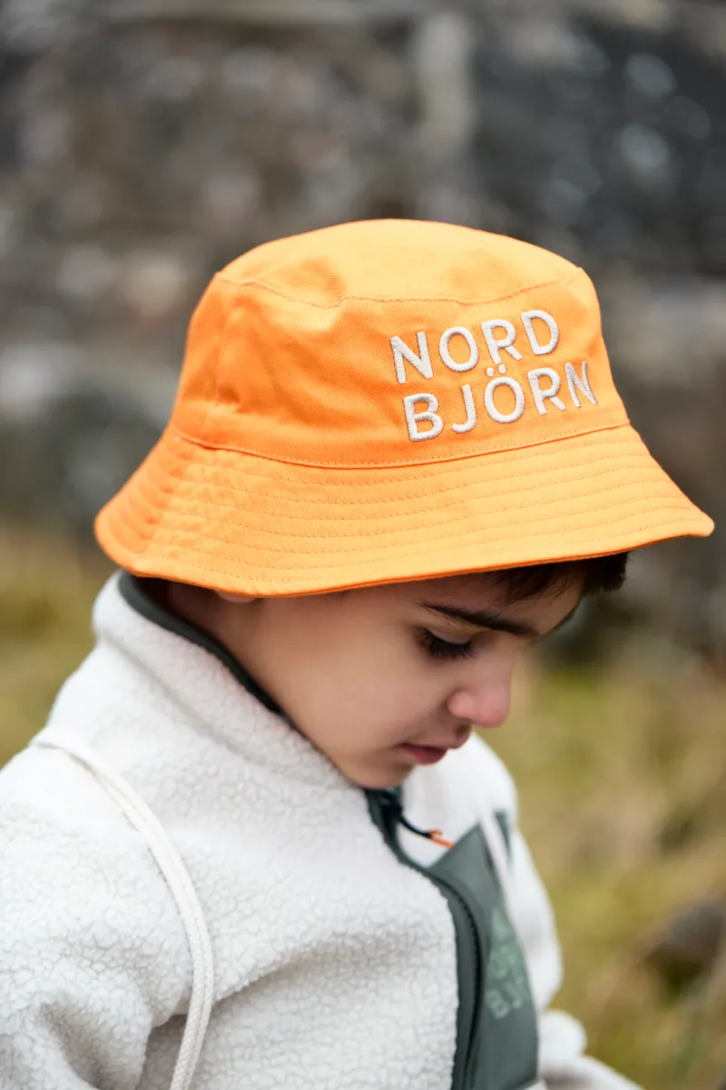 Nordbjörn Hjortnäs Bucket Hatt Vändbar, Orange, 54-56