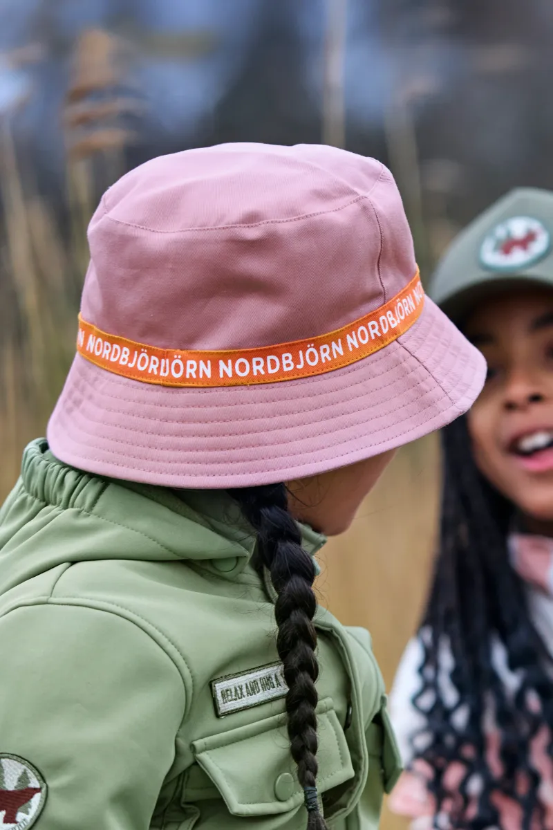 Nordbjörn Hjortnäs Bucket Hatt Vändbar, Rosa, 54-56