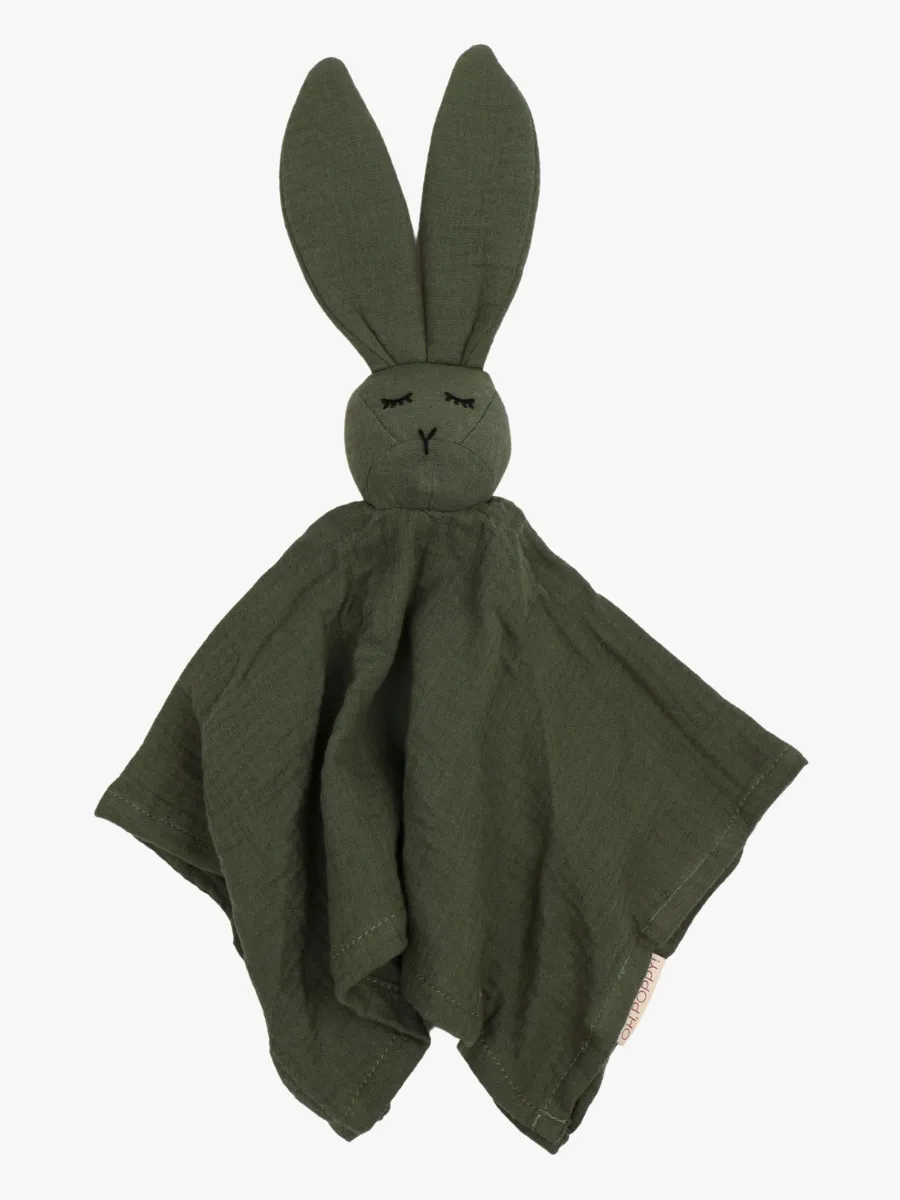 Oh, Poppy! Leia Kanin Snuttefilt Muslin, Linen Green